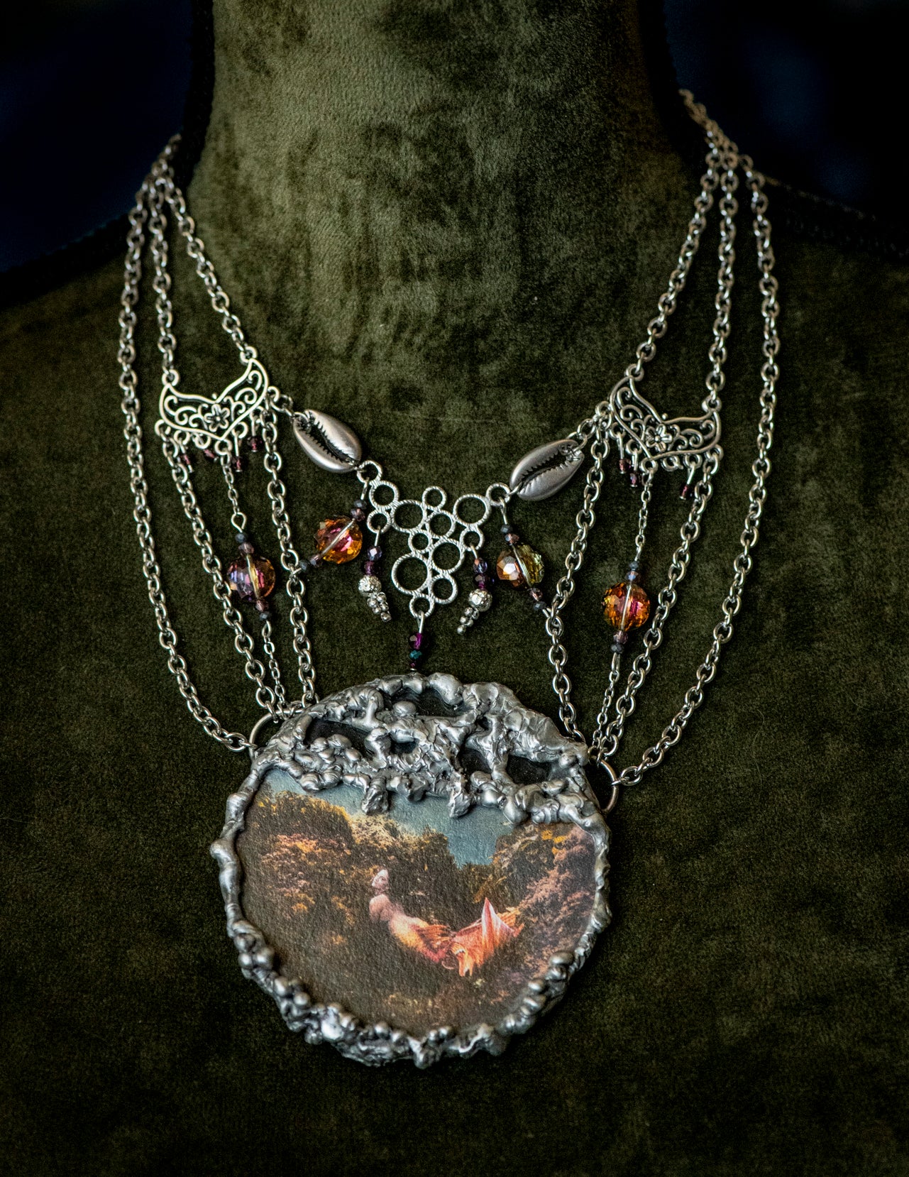 Handcrafted Mermaid Pendant Necklace