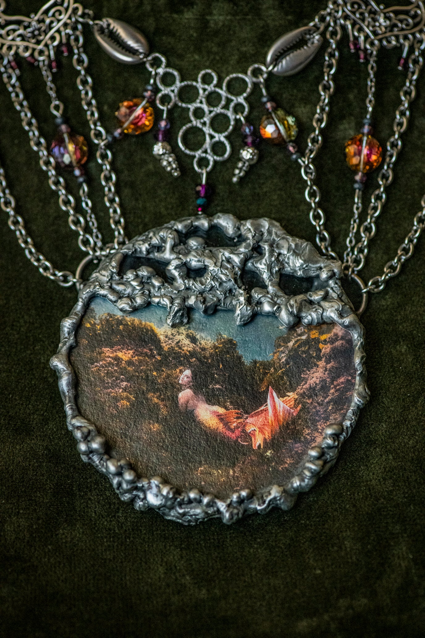 Handcrafted Mermaid Pendant Necklace