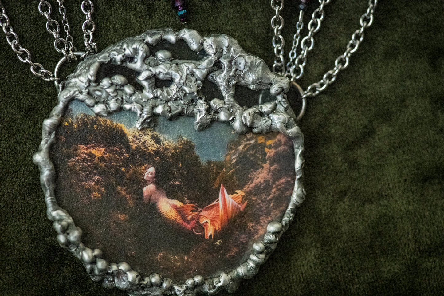 Handcrafted Mermaid Pendant Necklace
