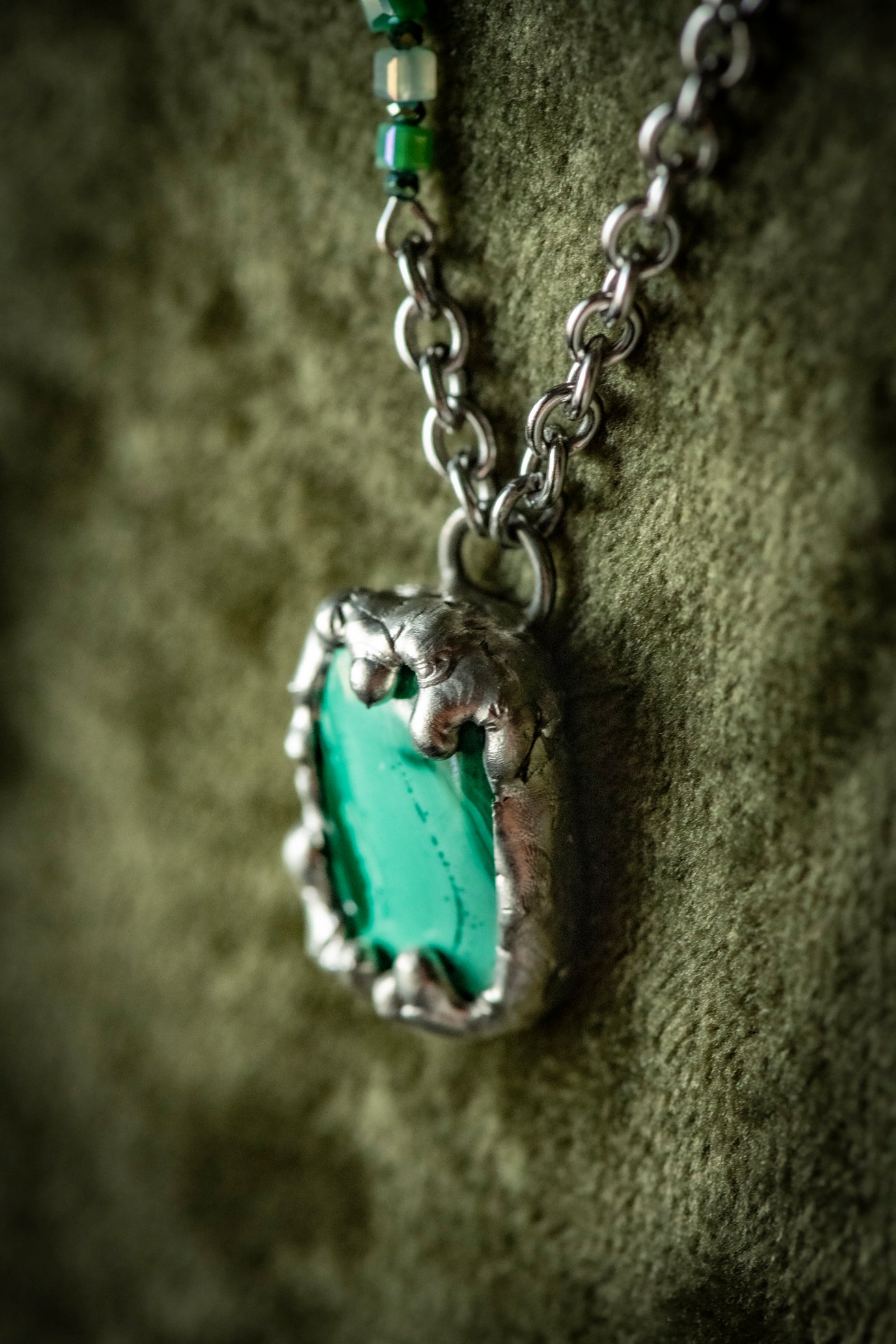 Handcrafted Malachite Necklace