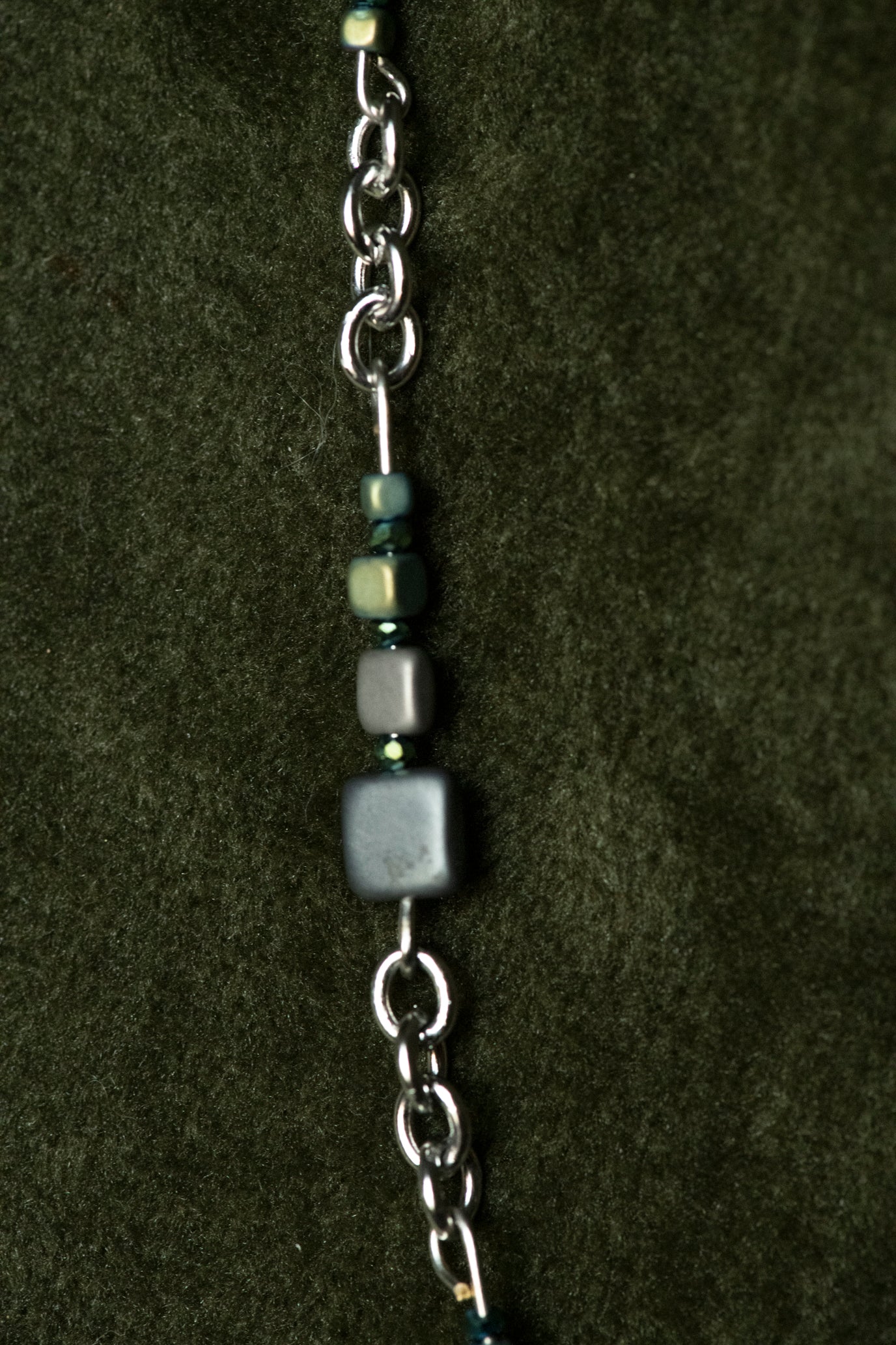 Handcrafted Dendritic Opal Necklace