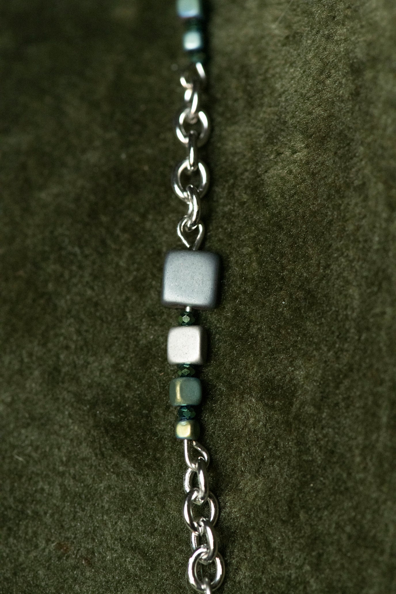 Handcrafted Dendritic Opal Necklace