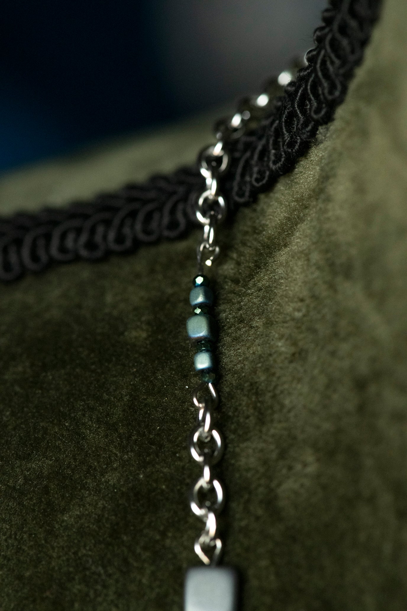 Handcrafted Dendritic Opal Necklace