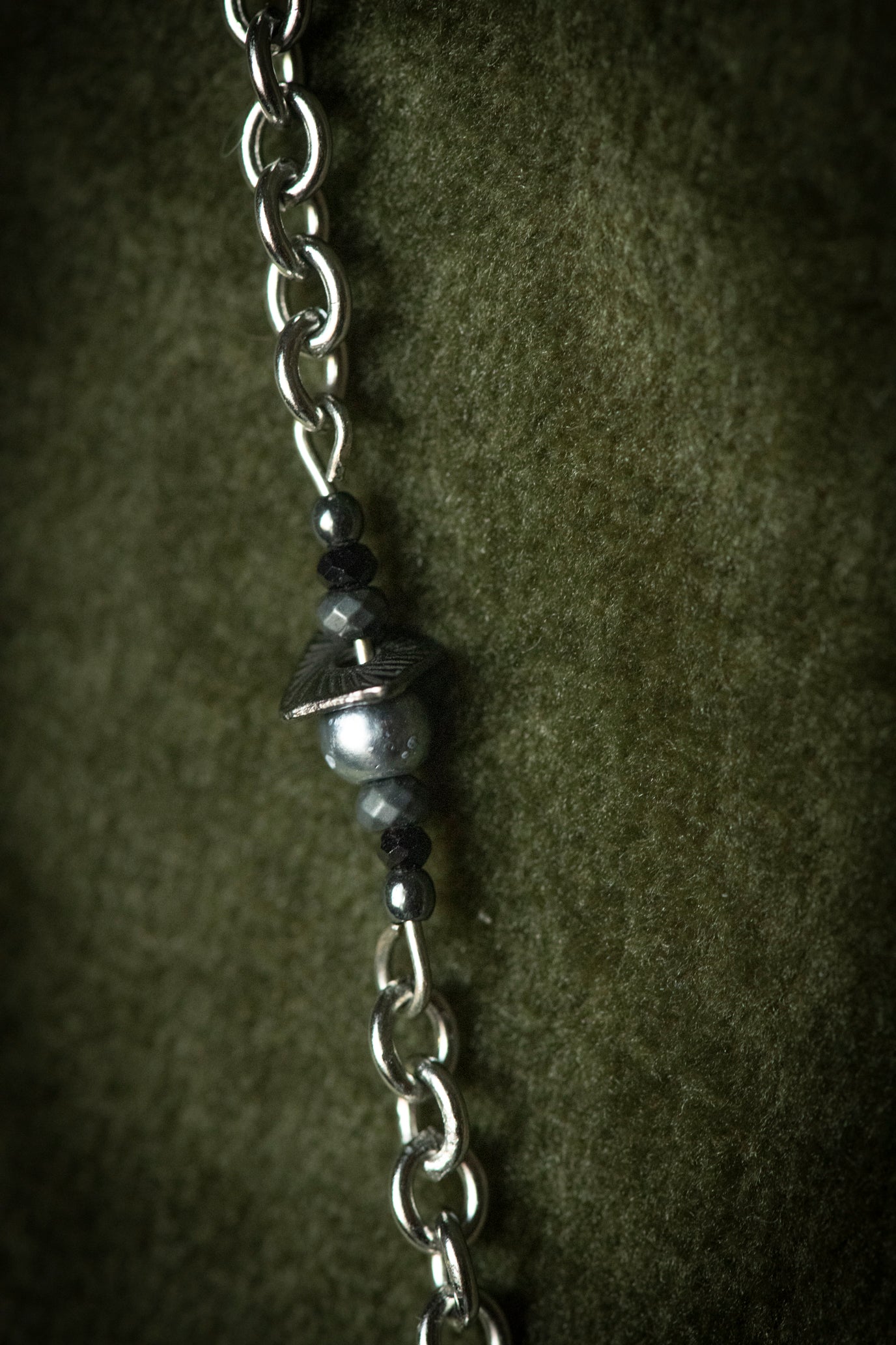 Handcrafted Dendritic Opal Necklace