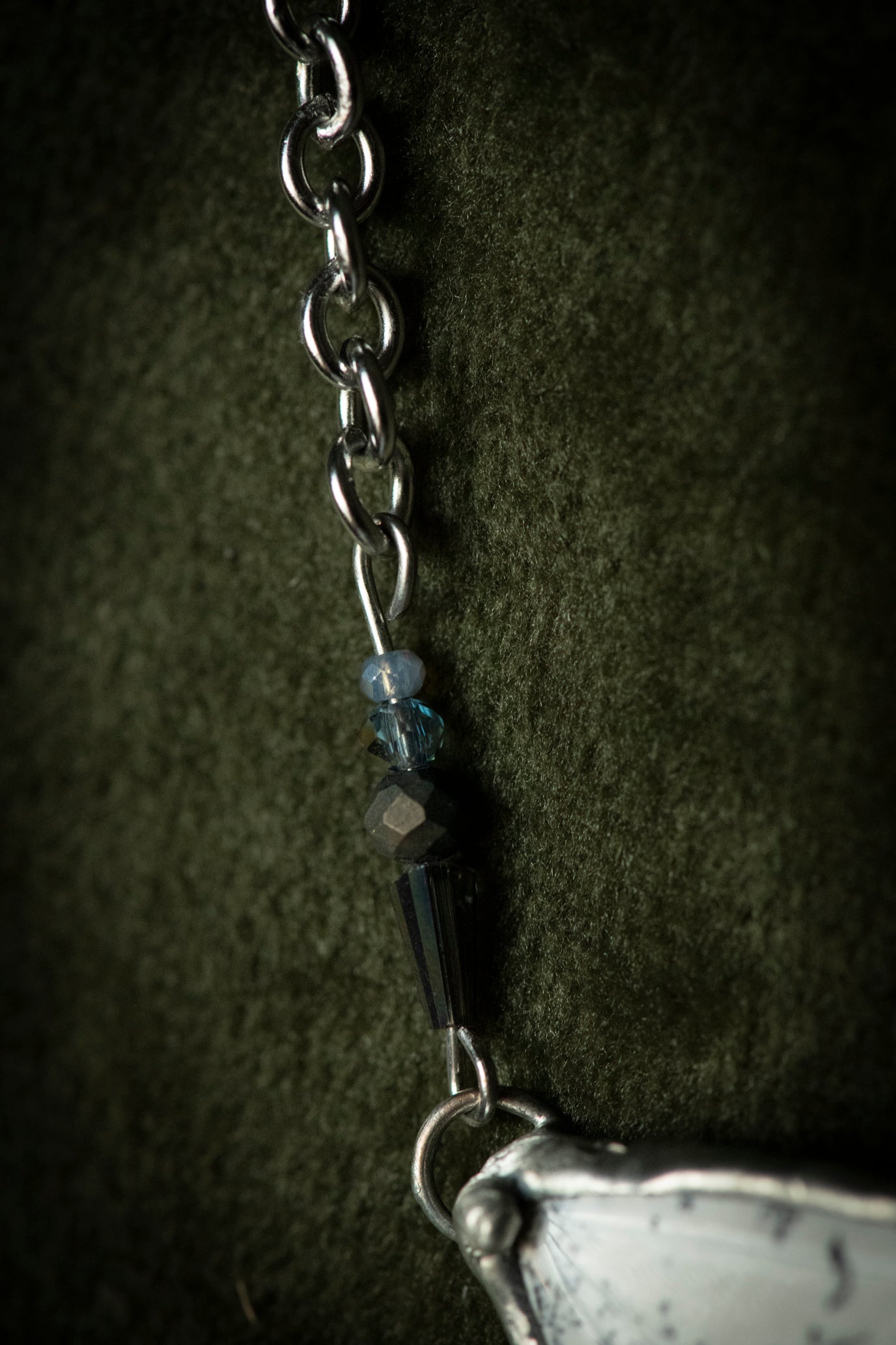Handcrafted Dendritic Opal Necklace