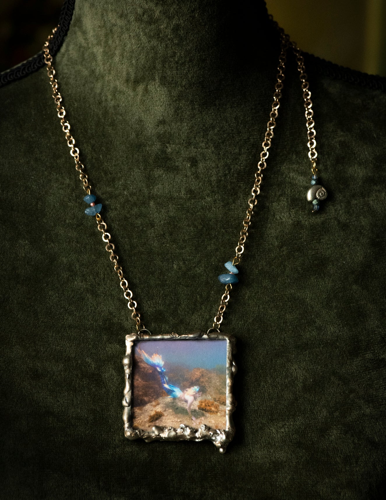 Handcrafted Mermaid Pendant Necklace