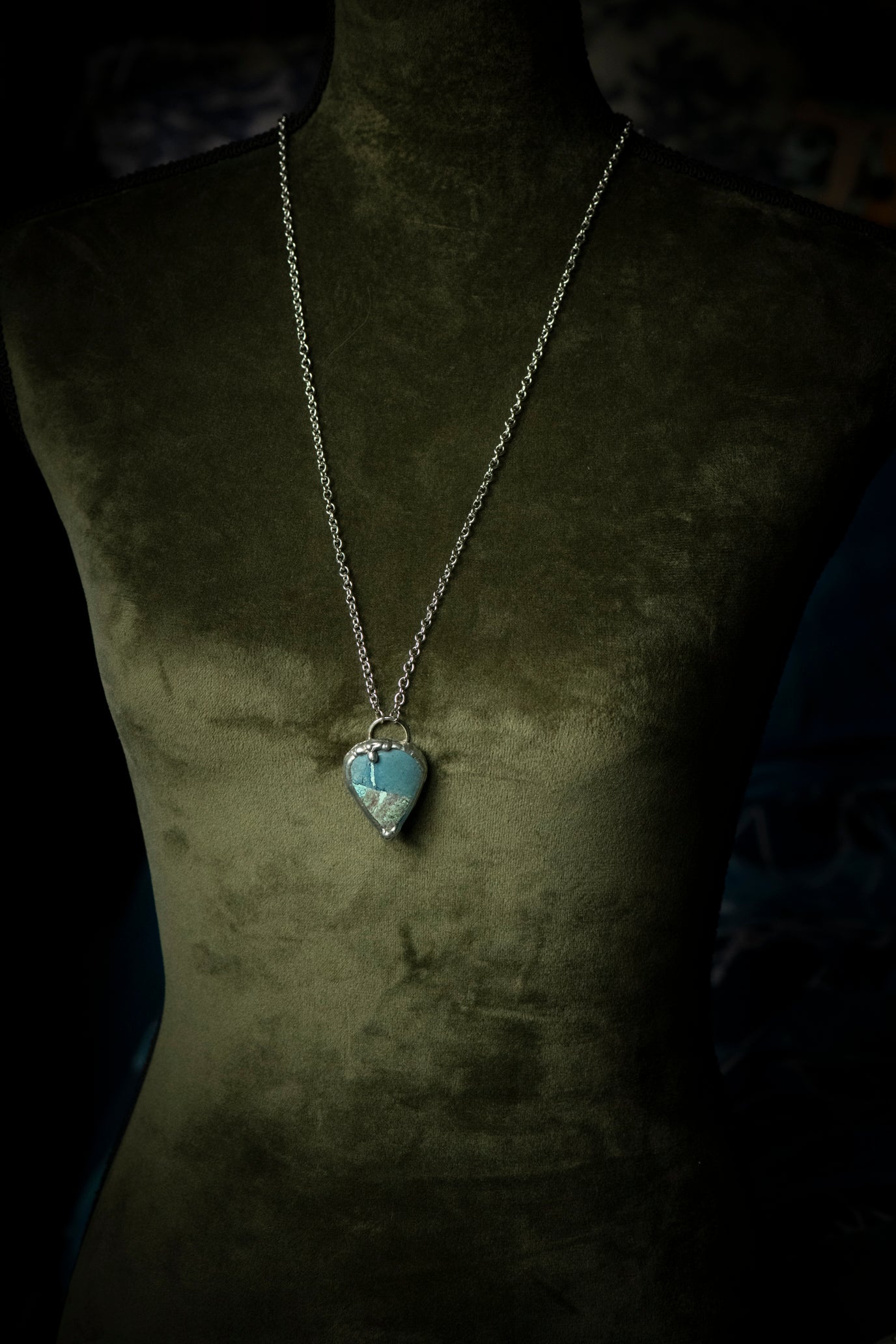 Handcrafted Bloodstone Necklace