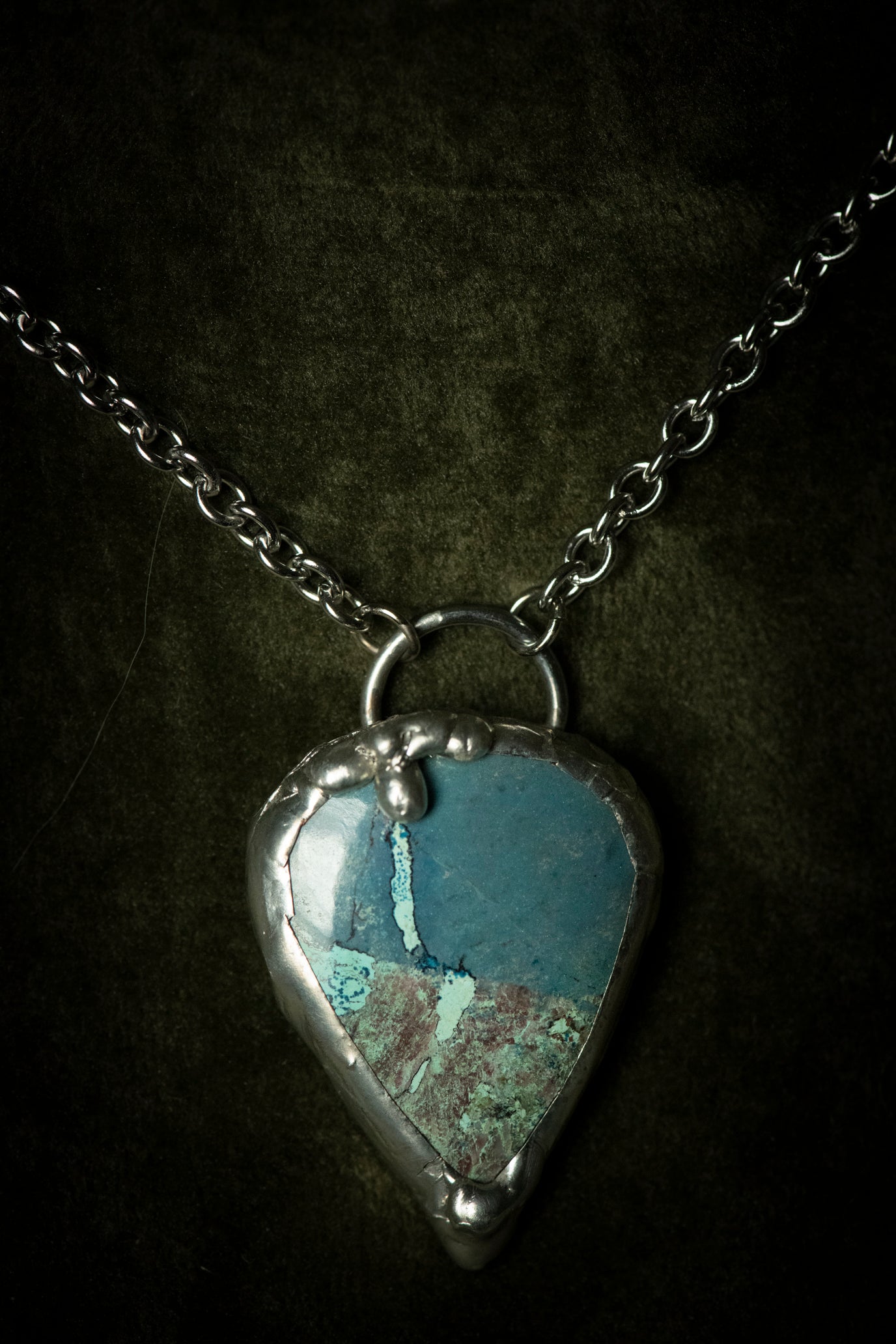 Handcrafted Bloodstone Necklace