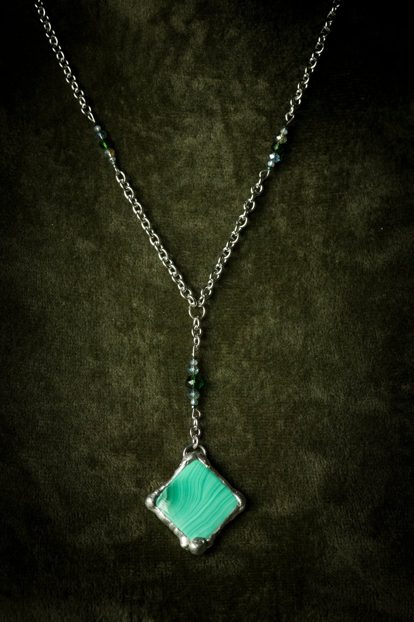 Handcrafted Malachite Necklace