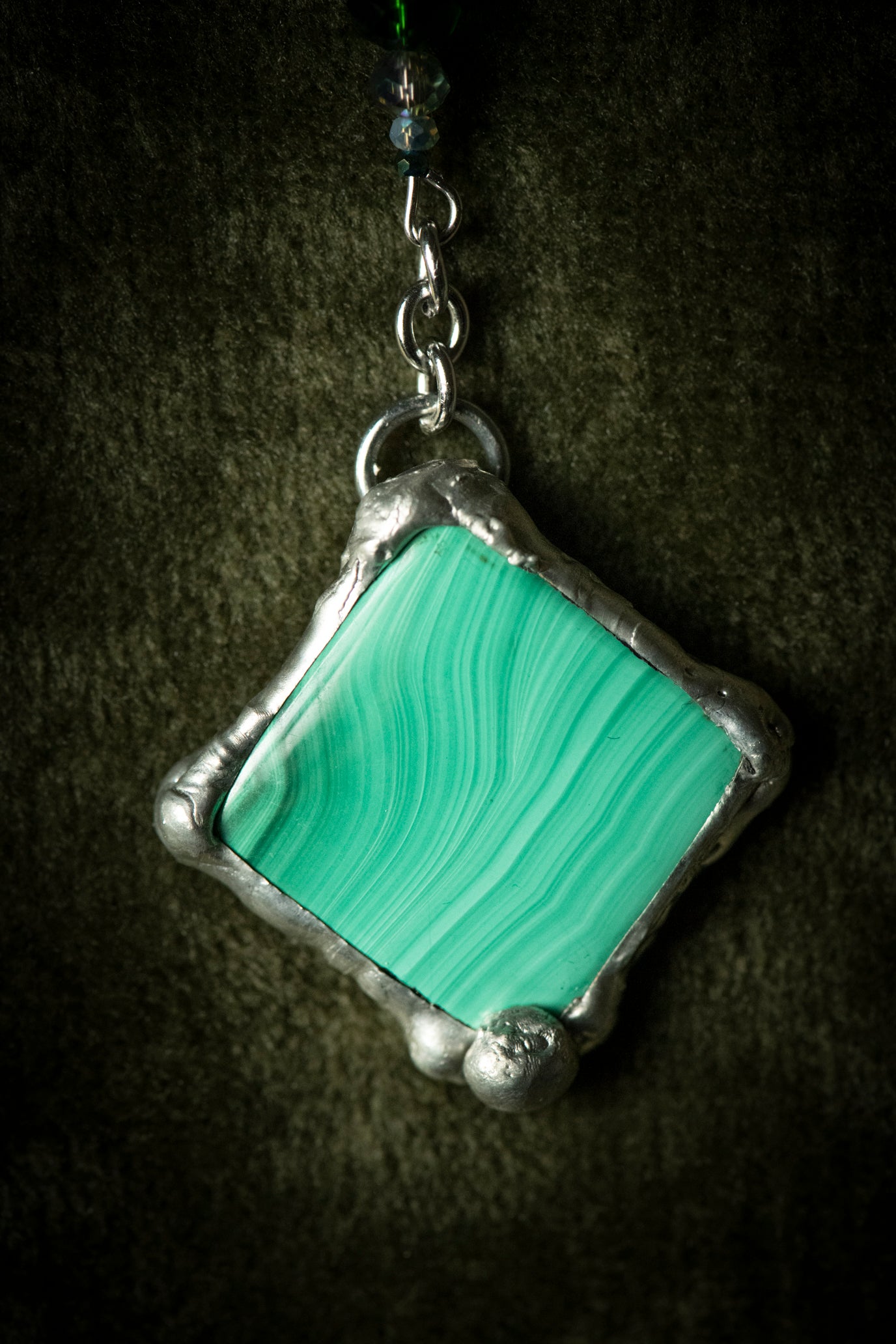 Handcrafted Malachite Necklace