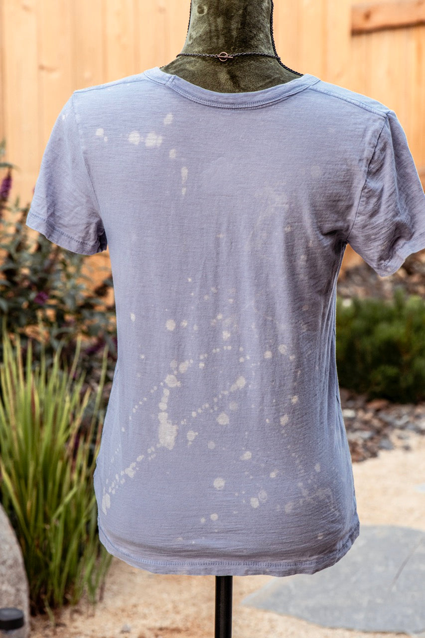 One-of-a-kind Upcycled Cyanotype Shirt